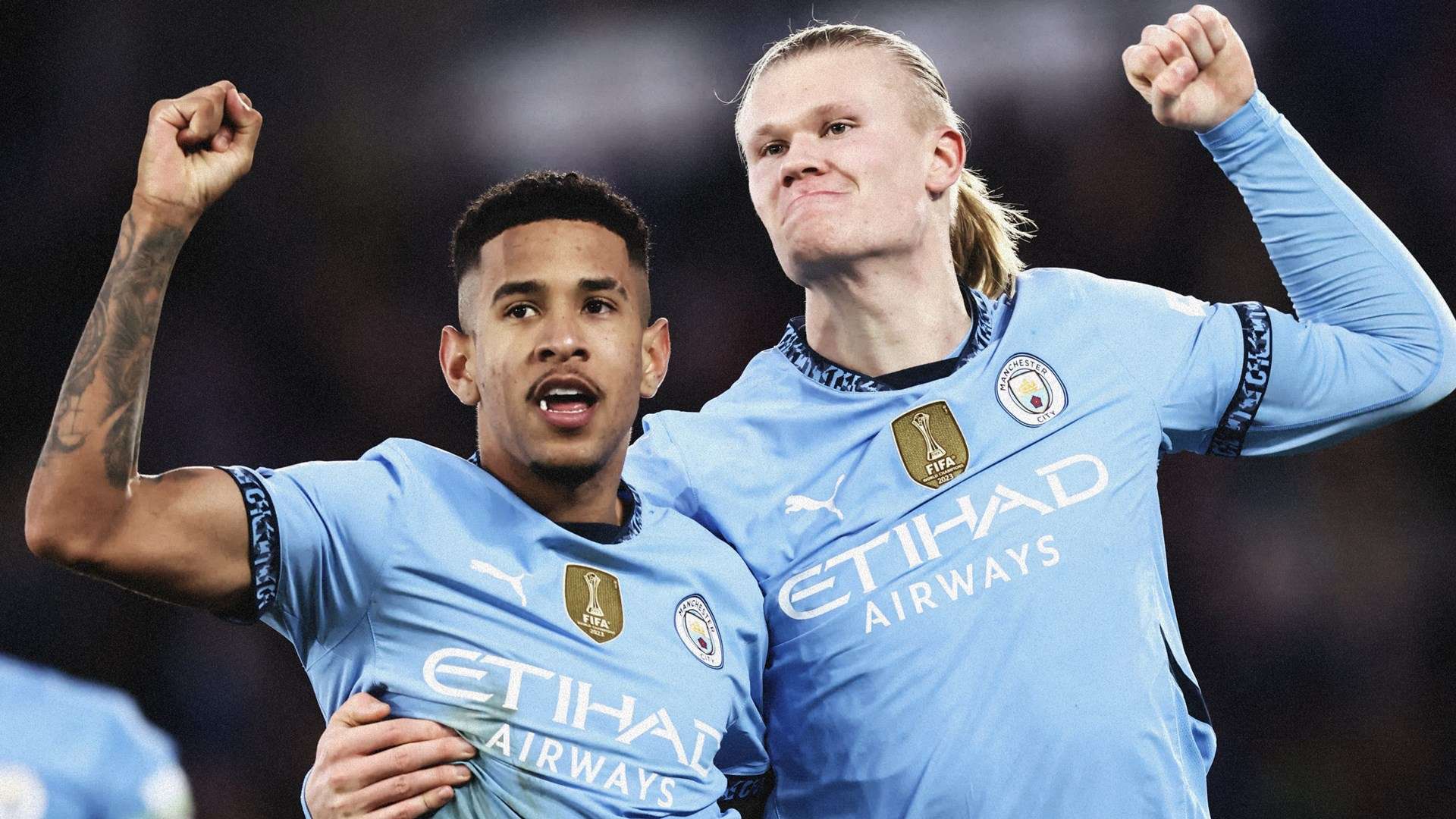 Savinho Erling Haaland Manchester City 2024-25